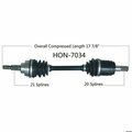 Wide Open OE Replacement CV Axle for HONDA FRONT TRX350FE/FM 2006 HON-7034